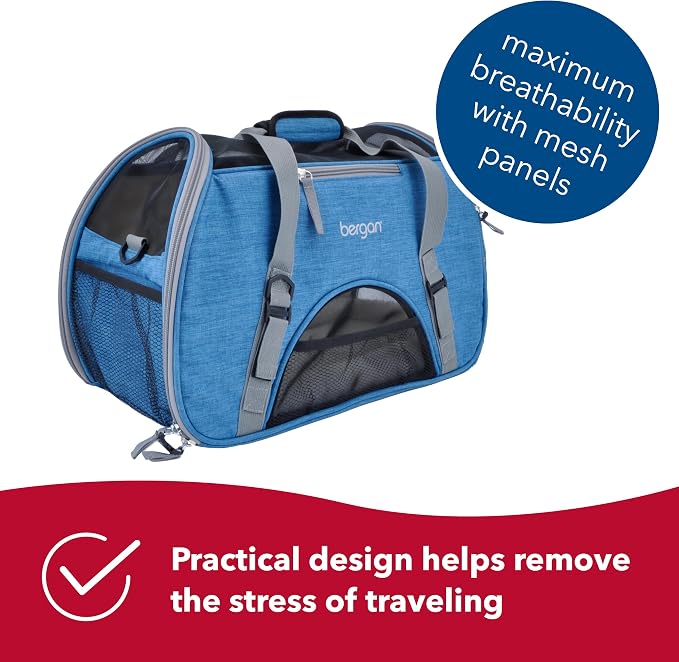 Coastal Pet - Bergan - Comfort Carrier - Heather Bermuda - Image 9