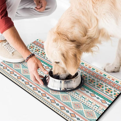 Pet Feeding Mat for Floors Waterproof Dog Mat for Food and Water Absorbent - Image 7