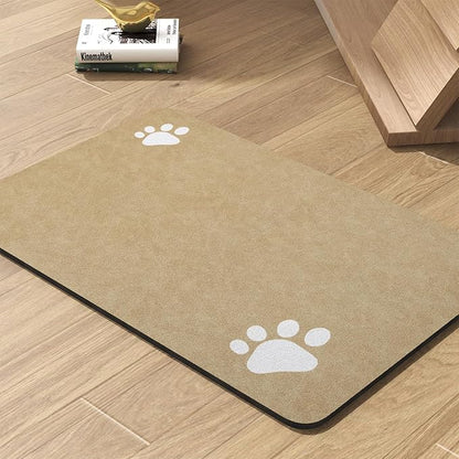 Pet Feeding Mat-Absorbent Dog Mat by PADOOR