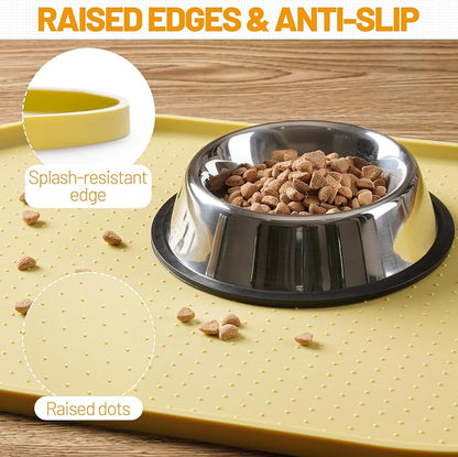 Hubulk 100% Waterproof Silicone Pet Feeding Mat - Image 3