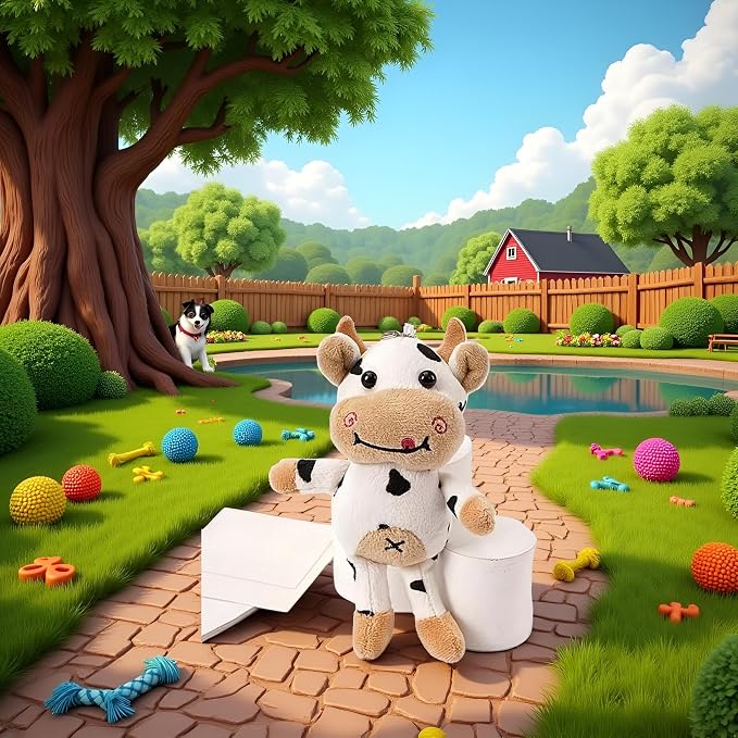 Pet Chew Toy Puppy Molar Animal Shape Bite Resistant Toy Dog Training Plush Toy - Image 2