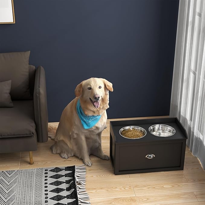 PawHut Dog Feeding Station - Image 2