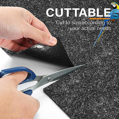 48 x 48 Inch Large Felt Bird Cage Mat, 3mm Thick Absorbent Felt Surface - Image 5