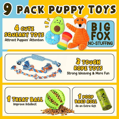 Zeaxuie 9 Pack Luxury Puppy Toys - Image 2