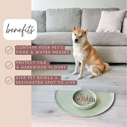 Should We Go - Waterproof Silicone Pet Food Mat - Non-Slip, Spill-Proof Feeding - Image 2