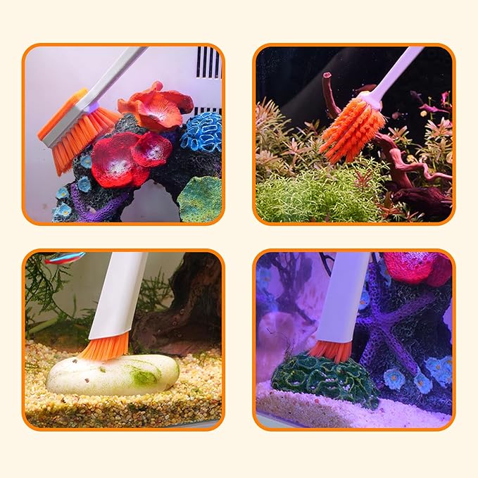 Small Fish Tank Cleaner Brush, Algae Scraper - Image 6