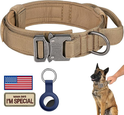 DAGANXI Tactical Dog Collar, Adjustable Military Training Nylon Dog Collar by DAGANXI