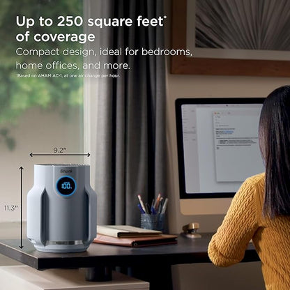 Shark Air Purifier for Home, NeverChange Compact Pro, for Bedroom, Home Office - Image 6
