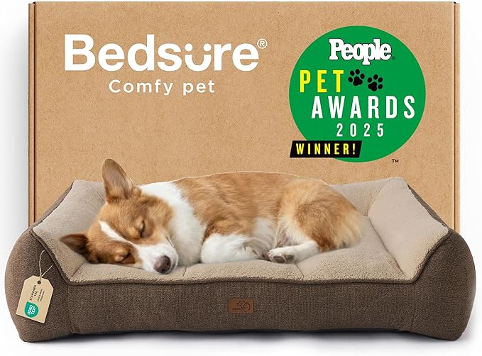 Bedsure SupportMax™ Orthopedic Dog Bed Medium Size Dog by BEDSURE