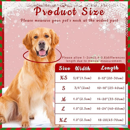 Christmas Plaid Dog Collar, Classical Boys Girls Puppy Collar - Image 3