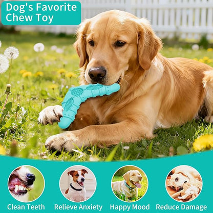 Natural Rubber Dog Chew Toys 4Pack, Tough Dog Toys - Image 4