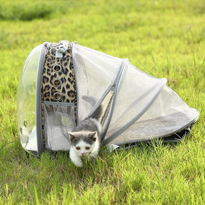 Cat Backpack Carrier Back Expandable Bubble Pet Carrier Backpack - Image 8