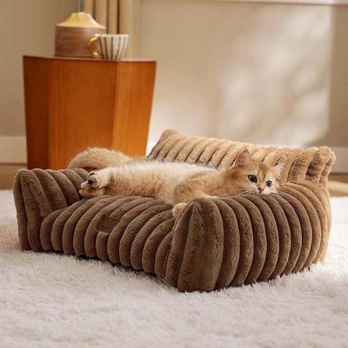 Bedsure ComfyFleece™ Cute Cat Couch - Image 7