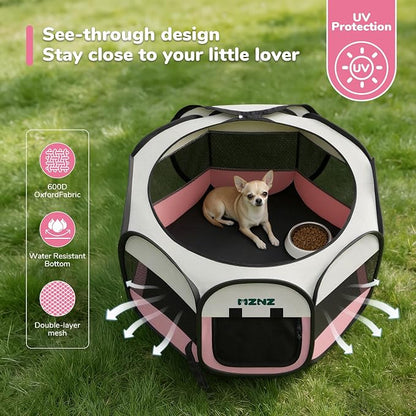 Dog Cat Playpen, Portable Puppy Pet Crate Indoor - Image 4