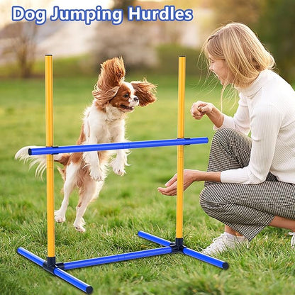 Dog Agility Hurdle Training Set, 2-Sets Jump Bar Equipment - Image 3