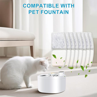 Cat Water Fountain Filters, 8 Pack Replacement Filters - Image 2