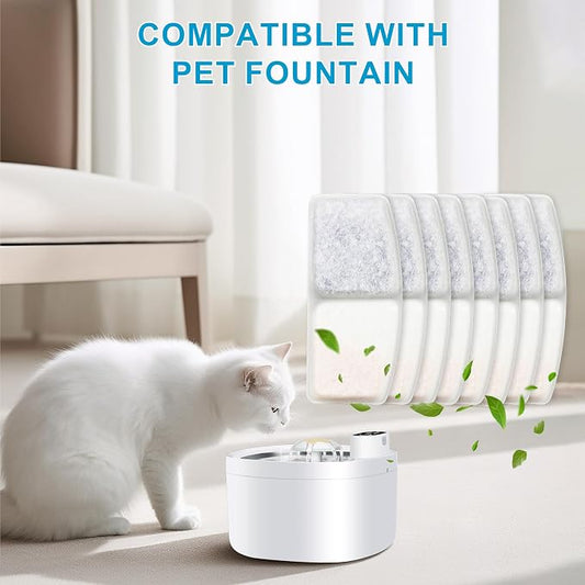 Cat Water Fountain Filters, 8 Pack Replacement Filters - Image 2