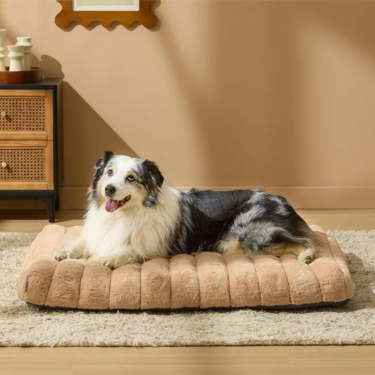 LE SURE Cute Orthopedic Dog Bed Large Sized Dog, Waterproof Chic Flat Pet Beds - Image 2