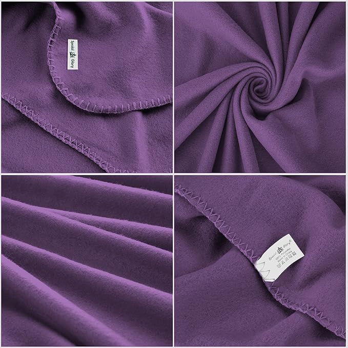Fleece Throw Blanket Set Bulk for Travel Kids Outdoor Wedding Pet - Image 3