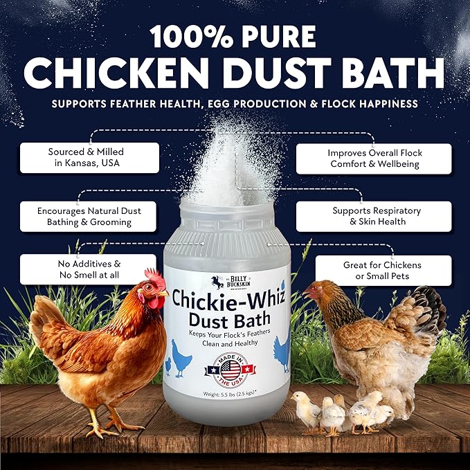 5.5lb Chickie-Whiz Chicken Dust Bath - Image 2