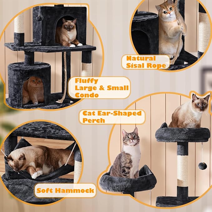 Yaheetech Cat Tree, 70.5in Climbing Tower - Image 8