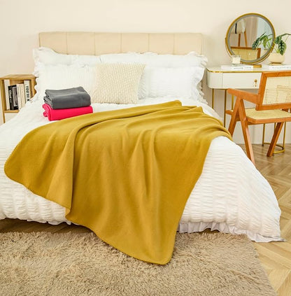 Fleece Throw Blankets Bulk Fleece Blankets Solid Wholesale Lightweight Warm Soft - Image 6