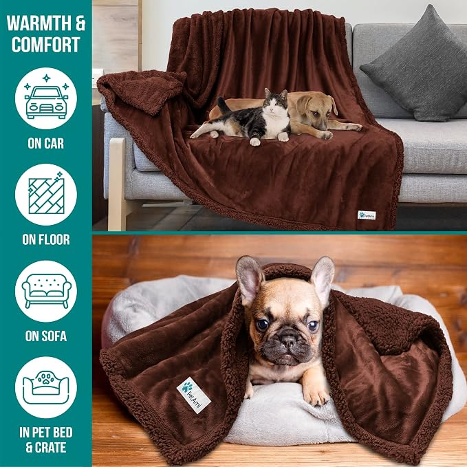 PetAmi Dog Blanket for Small Medium Dogs, Pet Bed Blanket Cat Puppy Kitten - Image 5