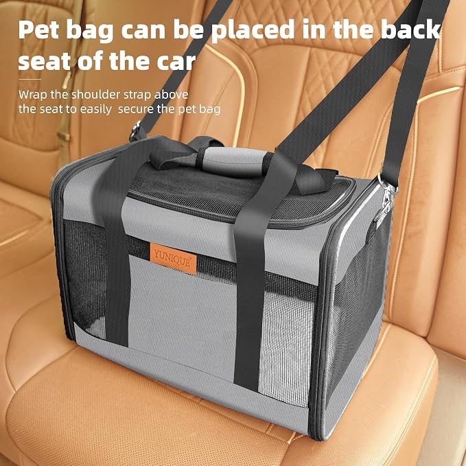 YUNIQUE Soft-Sided Cat & Dog Carrier - Image 9