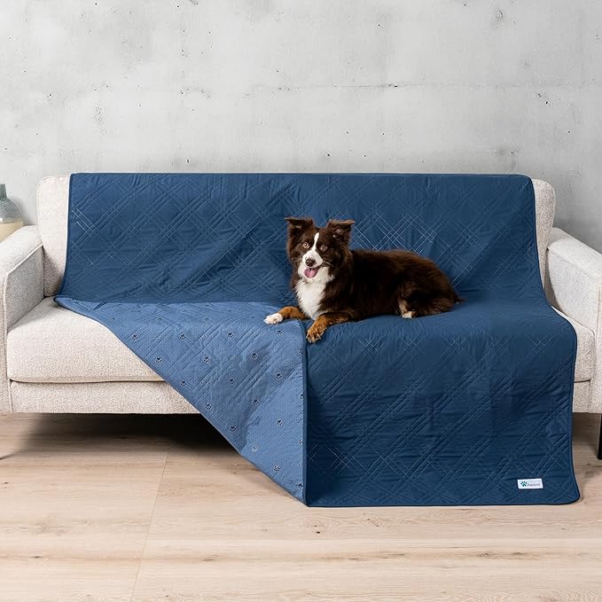PetAmi Waterproof Couch Cover for Dogs, Reversible Furniture Cover Sofa by PetAmi