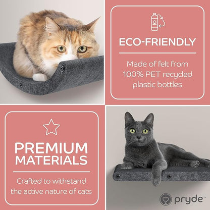 Wall Mounted Cat Steps Short Shelves by Pryde Pets - Image 6
