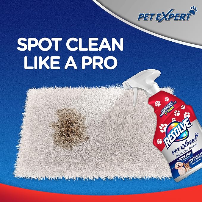 Resolve Pet Expert Stain and Odor Remover, Carpet Cleaner, Pet Stain and Odor - Image 6