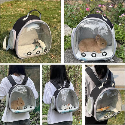 Small Animal Carrier Backpack Space Capsule Bubble Window Carrier Backpack - Image 4