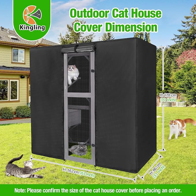 Kingling Outdoor Cat House Cover - Image 2