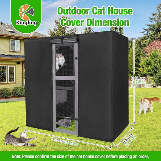Kingling Outdoor Cat House Cover - Image 2