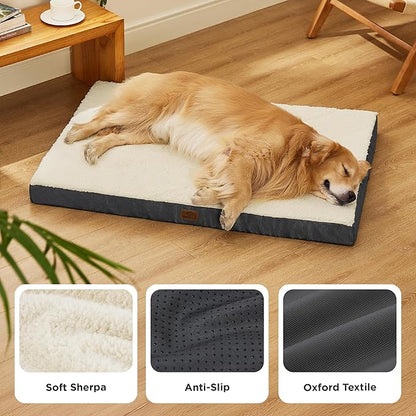 Bedsure XL Dog Beds Large Sized Dog -Comfy Flat Extra Large Pet Beds - Image 4