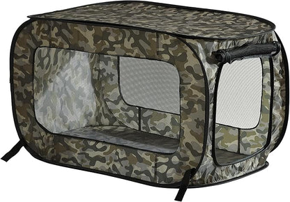 Beatrice Home Fashions Portable, Collapsible, Pop Up Kennel Travel Cat and Dog by BeatriceHomeFashions