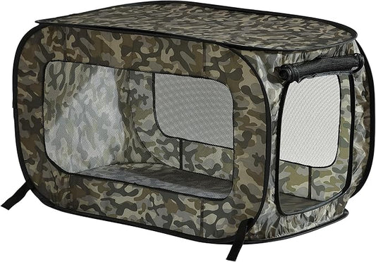 Beatrice Home Fashions Portable, Collapsible, Pop Up Kennel Travel Cat and Dog by BeatriceHomeFashions