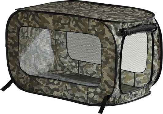 Beatrice Home Fashions Portable, Collapsible, Pop Up Kennel Travel Cat and Dog by BeatriceHomeFashions