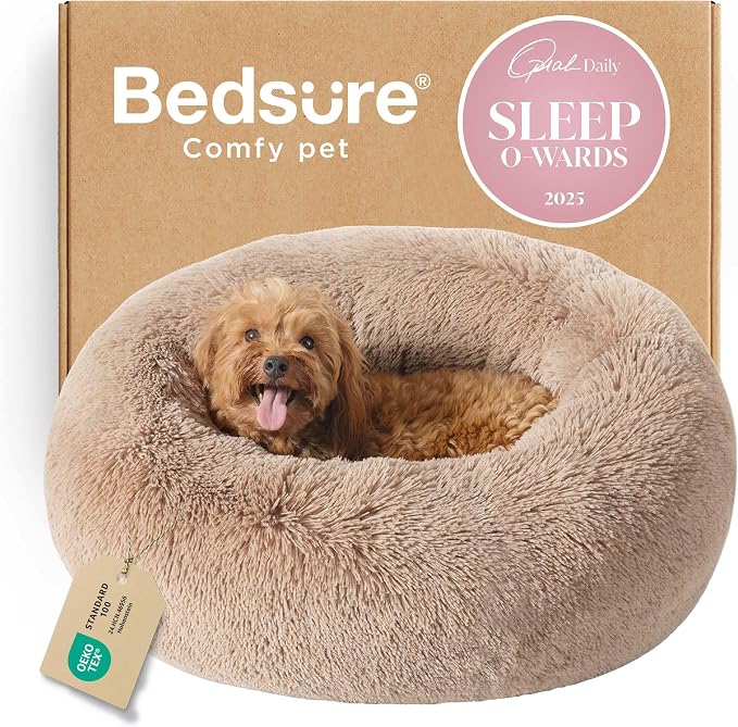 Bedsure Calming Dog Bed for Small Medium Dogs by BEDSURE
