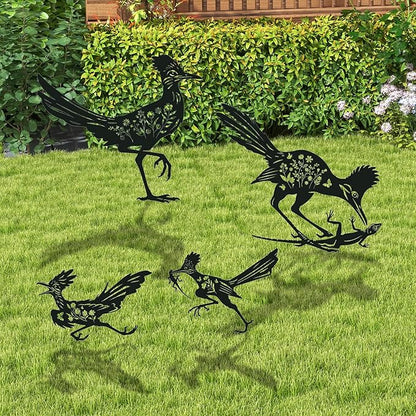 Roadrunner Metal Garden Stakes Yard Decor, Lawn Ornaments - Image 6