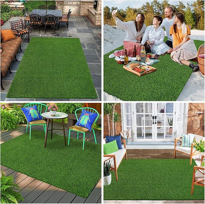 Bsmathom Artificial Grass Rug Indoor Outdoor Rug, 3x5Ft Dog Grass Mat - Image 8