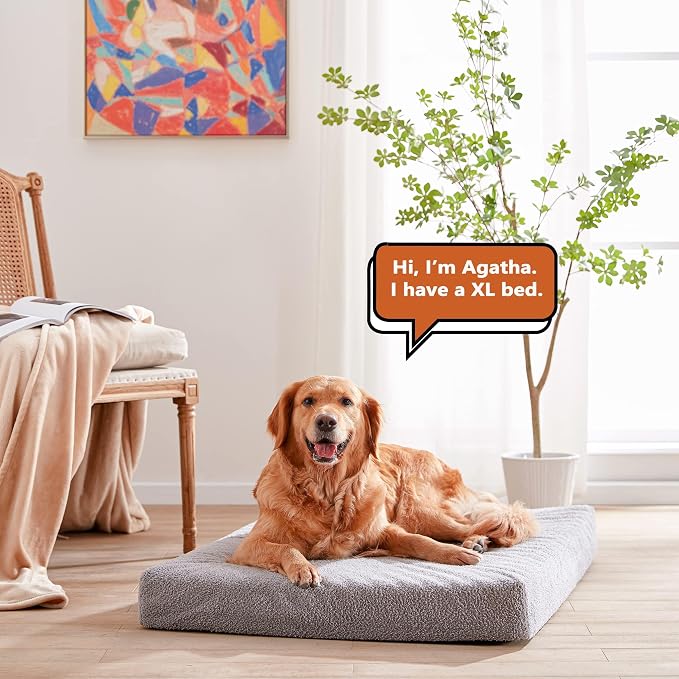Memory Foam Large Dog Bed, Cooling Dog Beds - Image 6