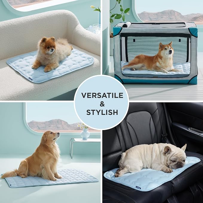 Bedsure Cooling Mat for Medium Dogs – 29x21 Thin Washable Cooling Pet Pad for - Image 5