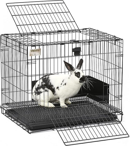 MidWest Homes for Pets Small Wabbitat Rabbit Cage, Grid Mesh Floor, Removable - Image 4