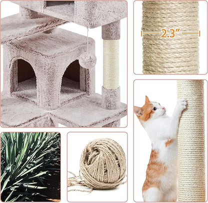 Yaheetech 54in Cat Tree, Cat Tower - Image 6