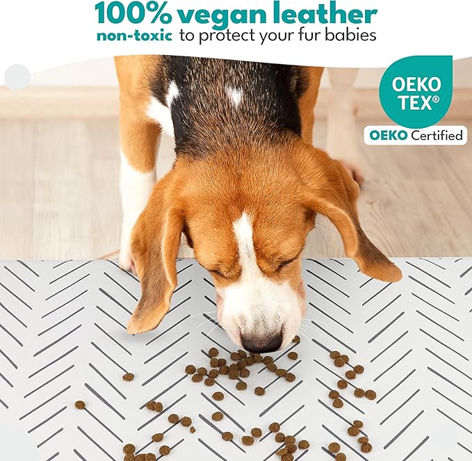 NALALAS Large Dog Mat for Food and Water, Cat Feeding Mat | Large Waterproof - Image 8