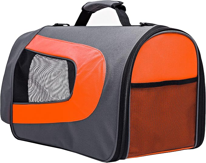 Pawer 18” x 11”x 11” Soft-Sided Foldable Airline Approved Pet Carrier - Image 6