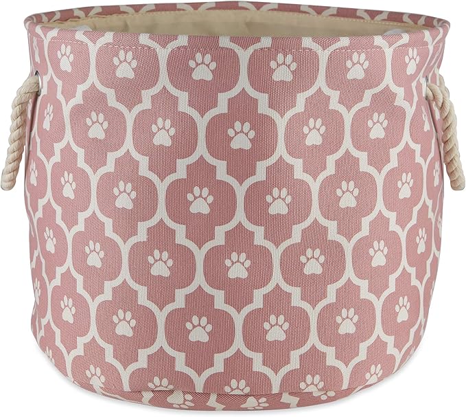 Bone Dry 6192 Pet Storage Collection Lattice Paw Print, Medium Round by BoneDry