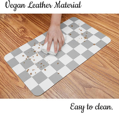 Ralxion Checkered Dog Feeding Mat, Absorbent Mats - Image 4