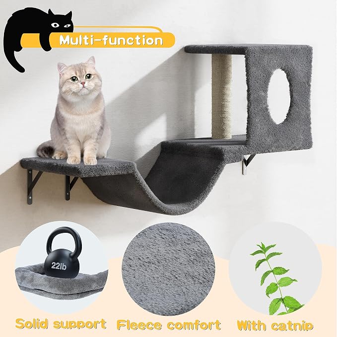 NUNU LAB Wall Mounted Cat Furniture Set - Image 6